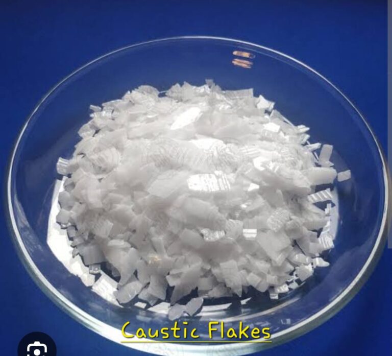 caustic flakes